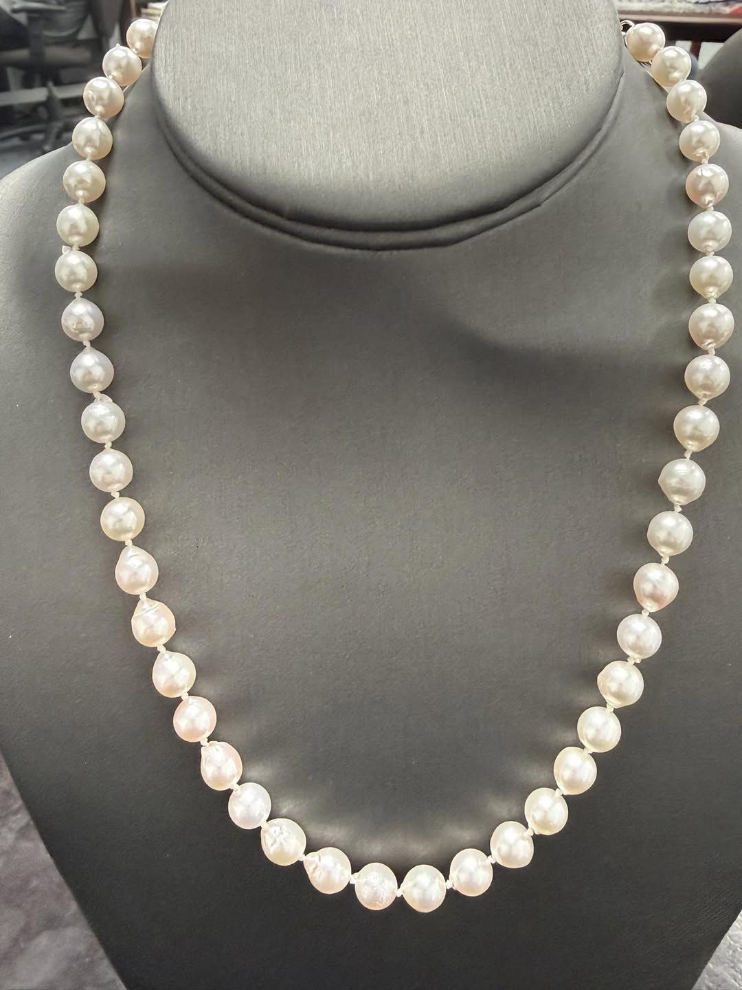 14K YG AKOYA PEARL NECKLACE
