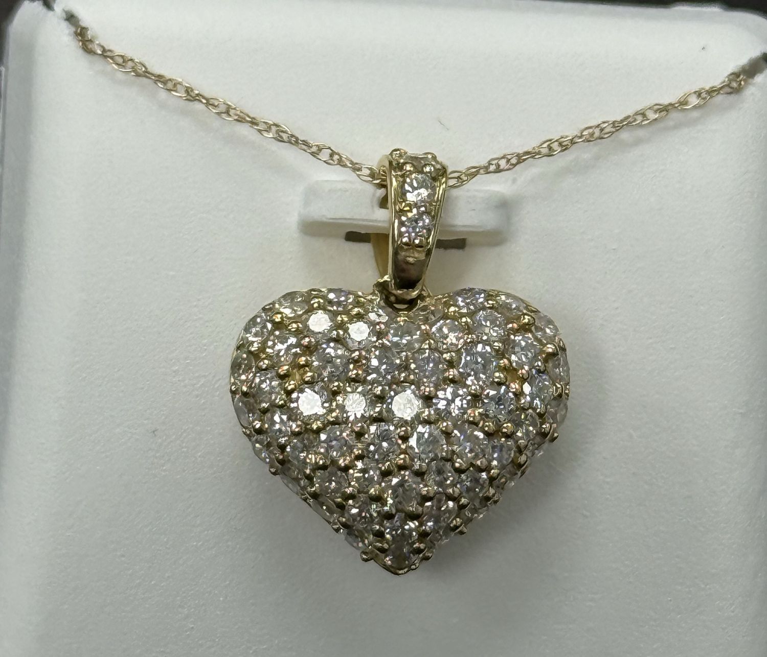 10KY 1CTW N DIA HEART