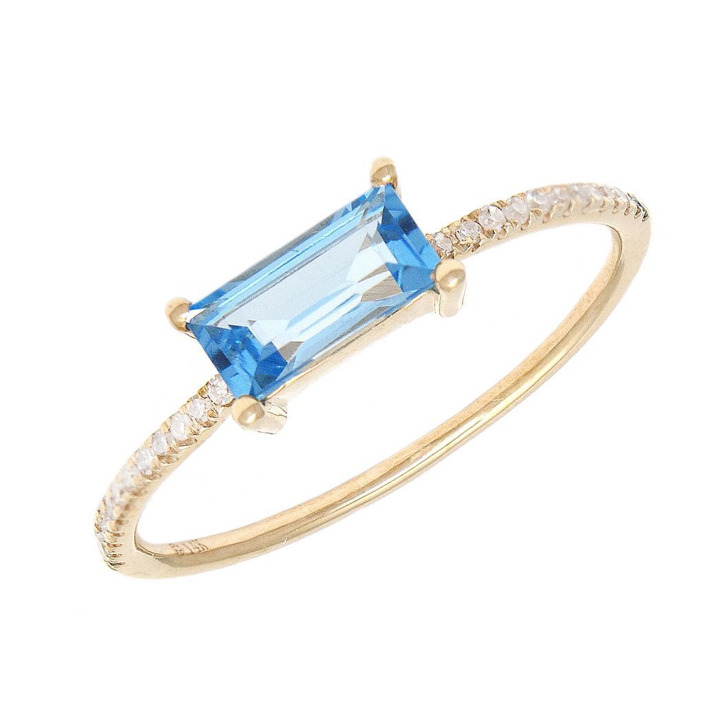 14KY .07TW DIA BL TOPAZ