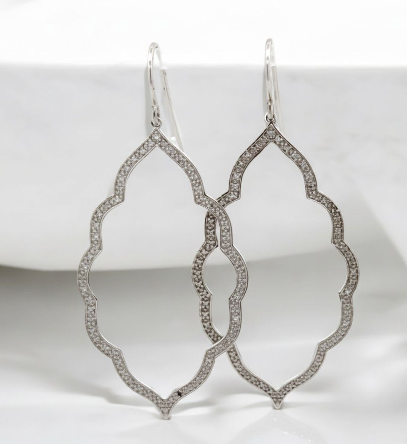 10K .25TW DIA DROP EARRING 4.4G