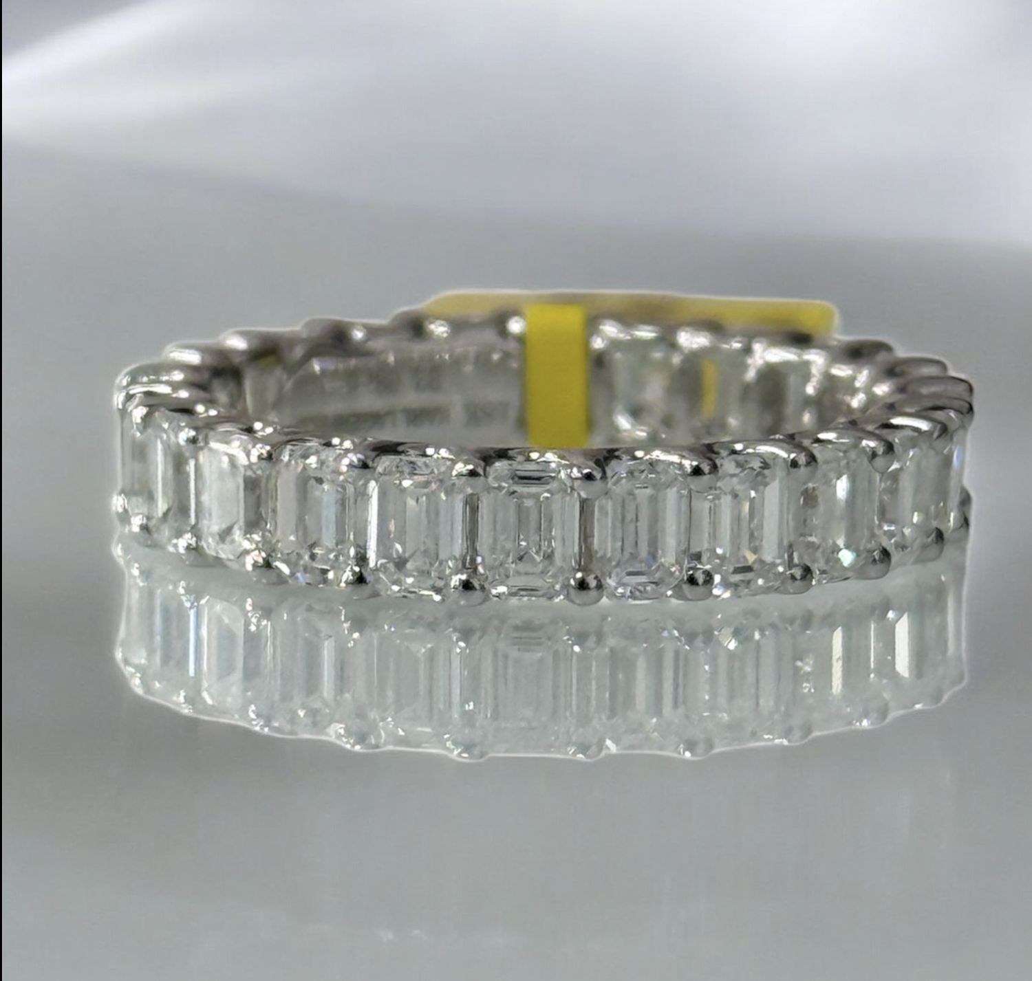 18KW 3.08CTW LAB DIA ETERNITY BAND