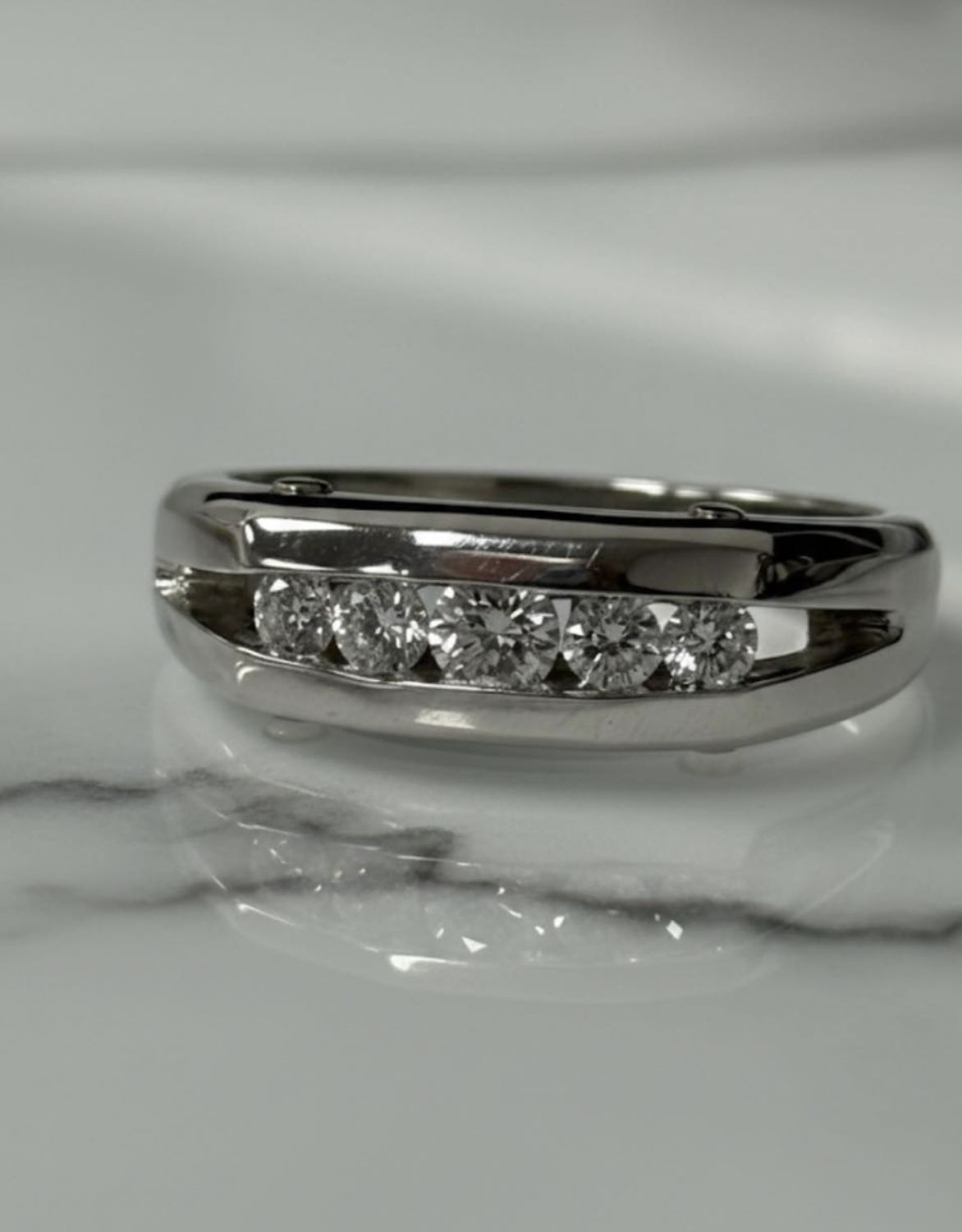 14KW .51TW LAB DIA MENS RING  5.3G