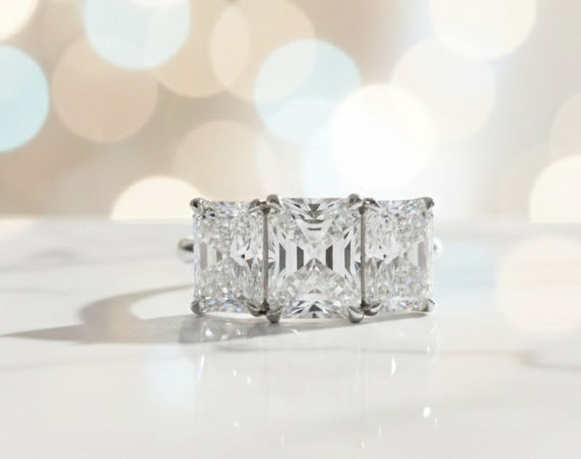 14K 5.08CTTW 2.04CTR RADIANT LGD RING