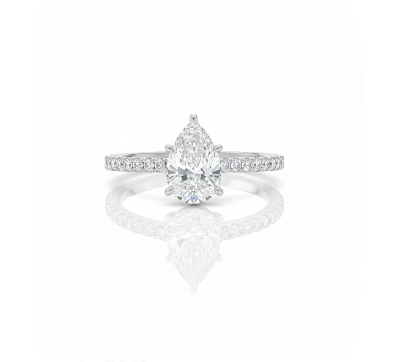 14KW 1.81TW LAB DIA PEAR RING