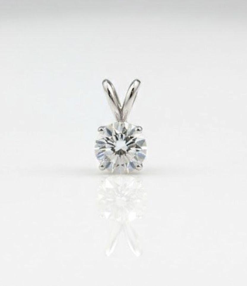 14K 1.55CT LAB DIA PENDANT