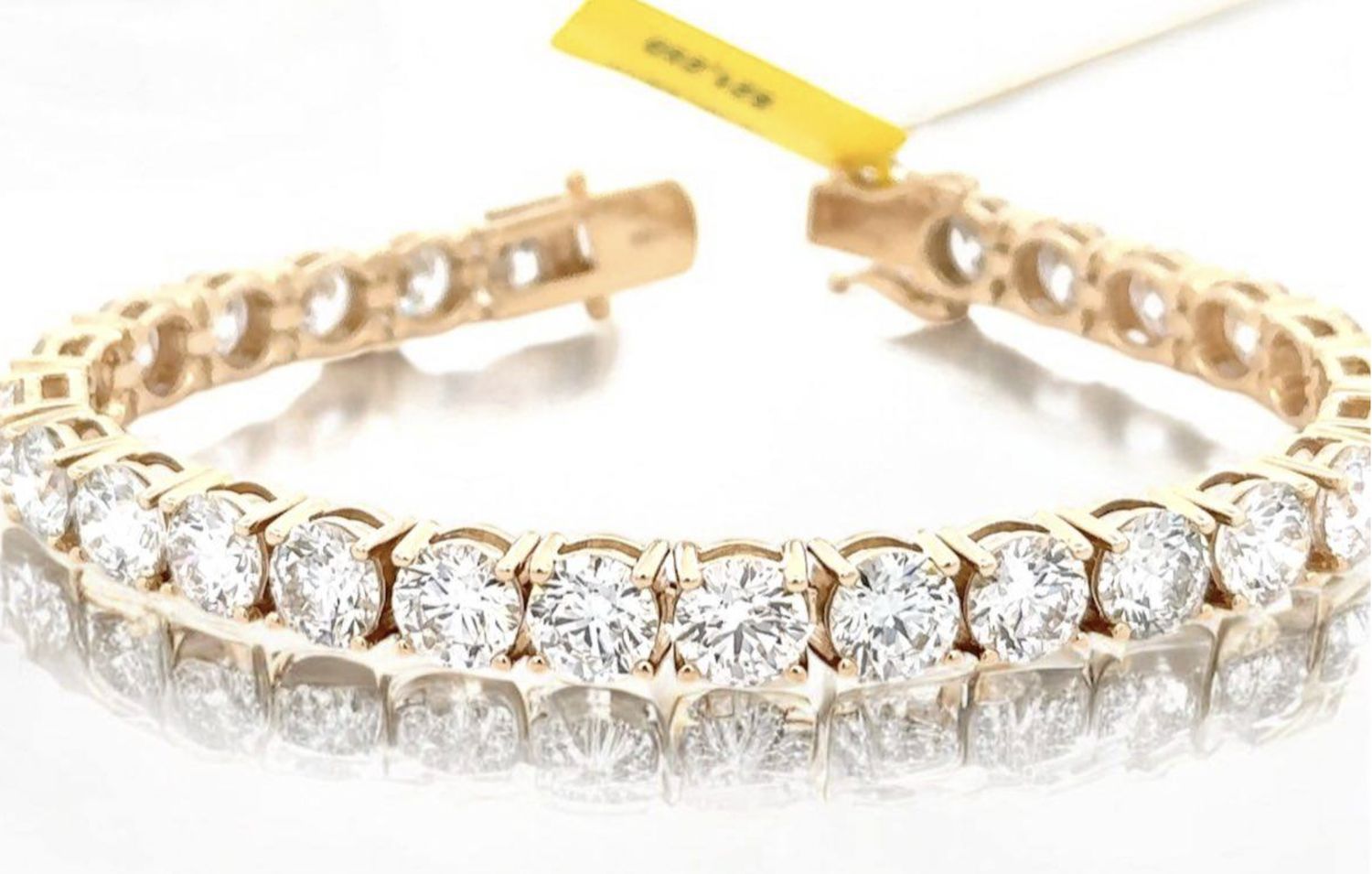 14KY 17.58CTW LAB DIAMOND BRACELET