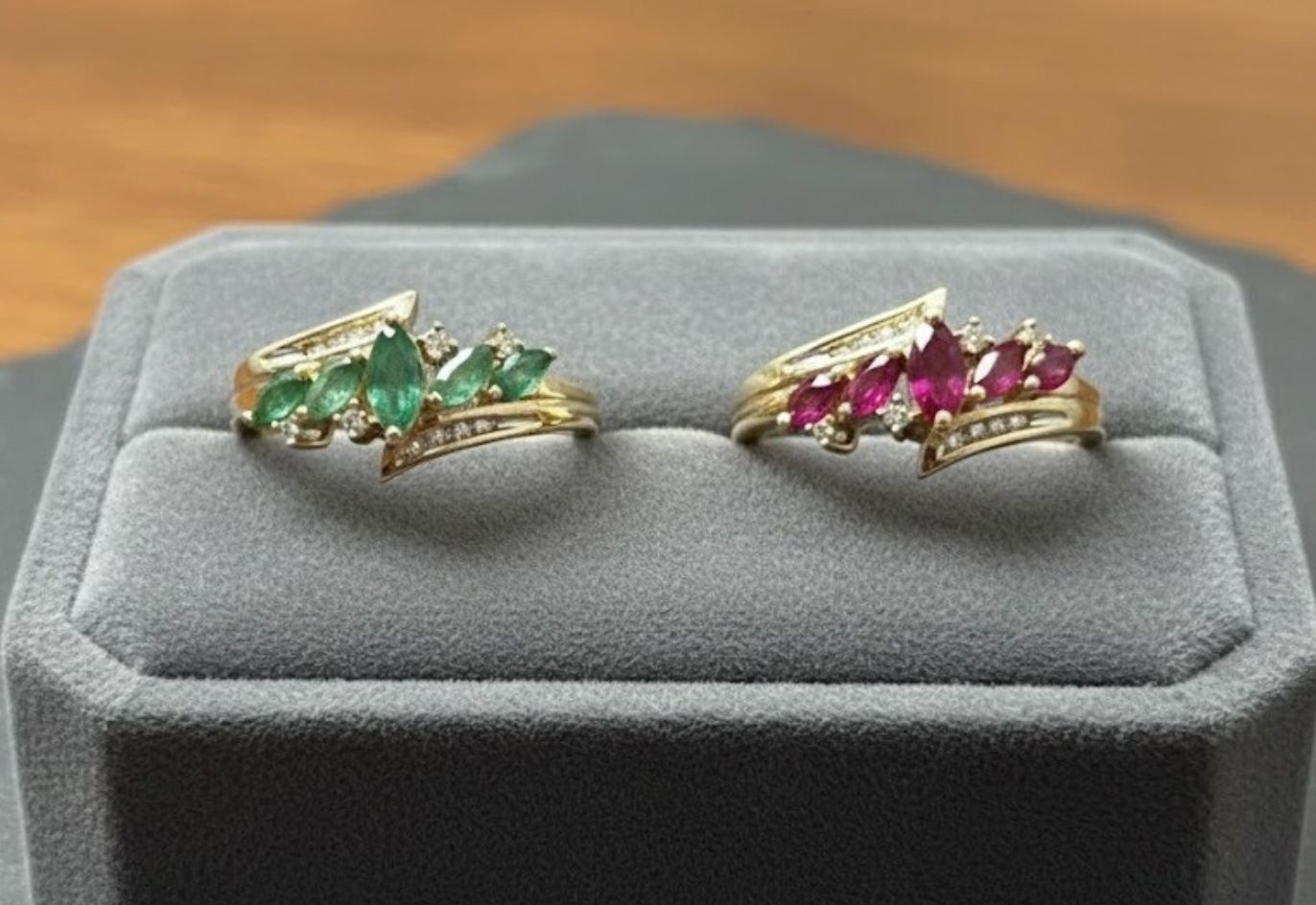 14K GEM .12TW DIA RING 2.6G