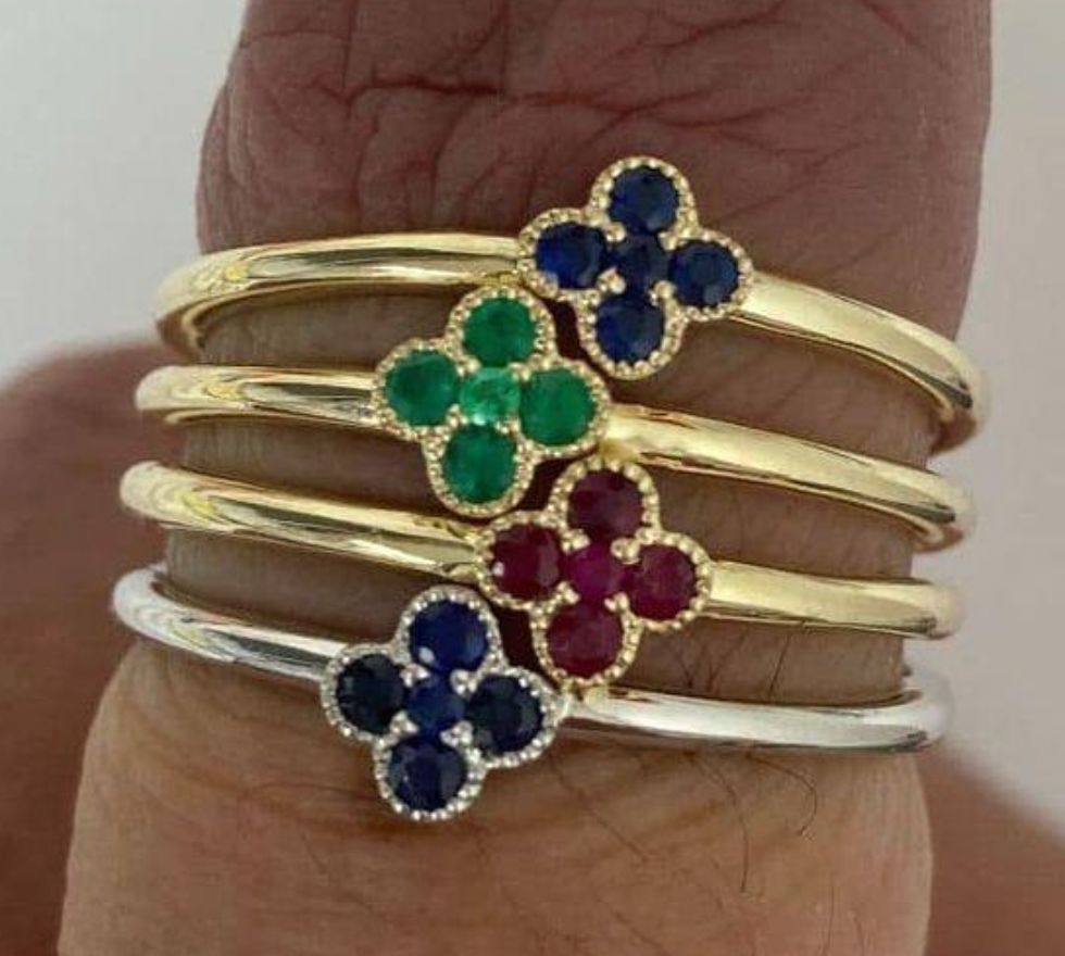 14KY CLOVER RING 1.6G