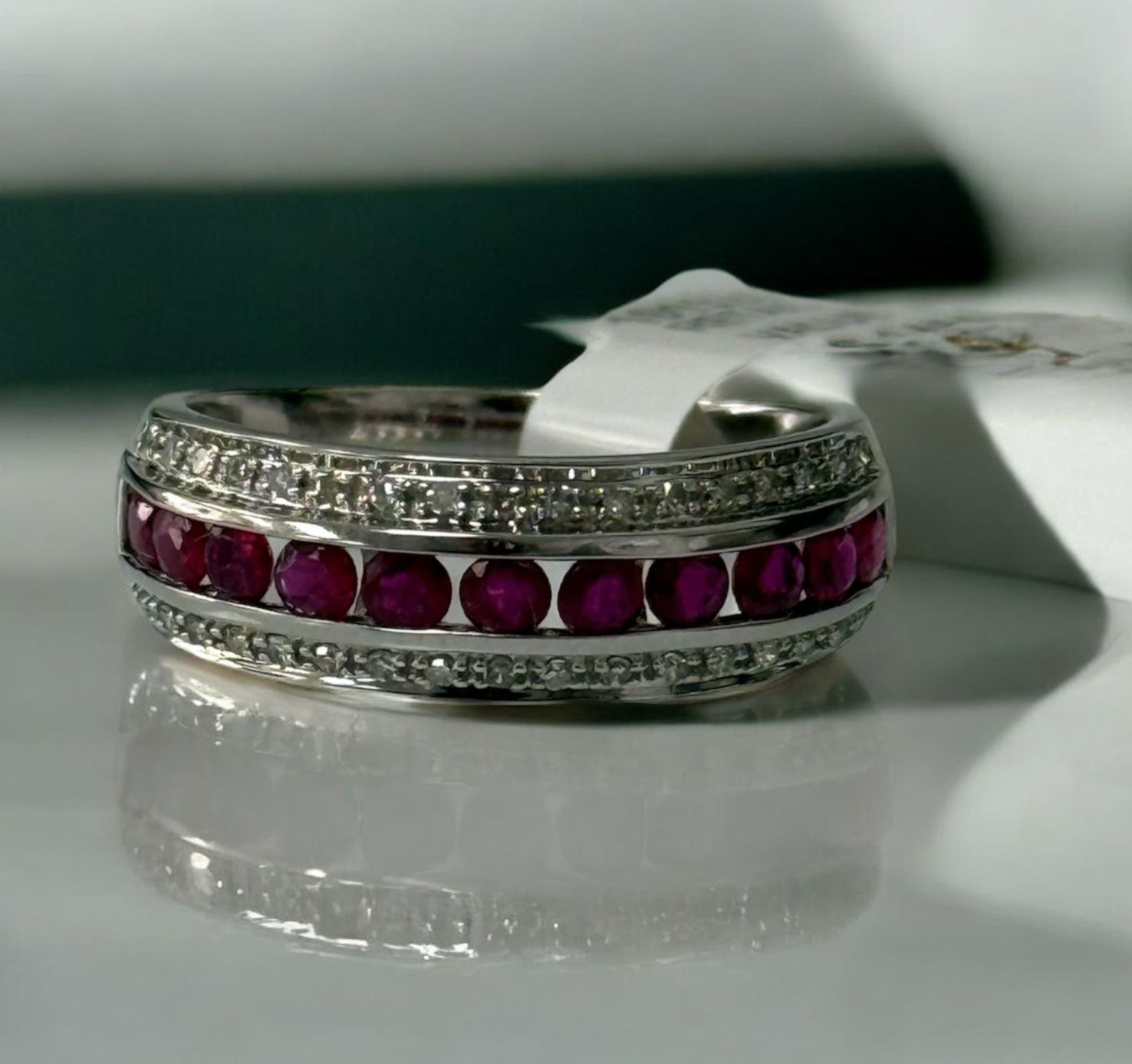 14KW RUBY .16TW DIA RING 3.1G