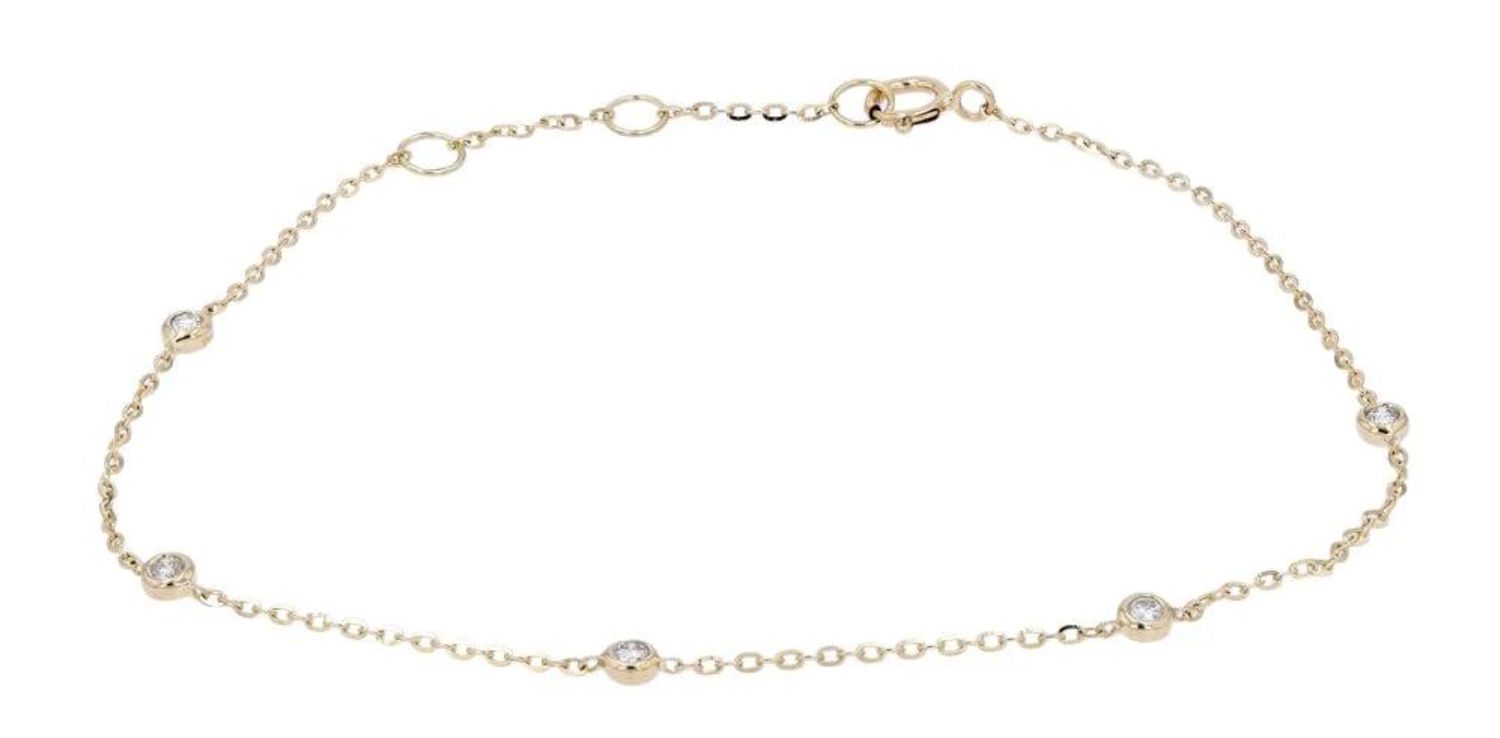 14KY .11TW DIA YARD BRACELET