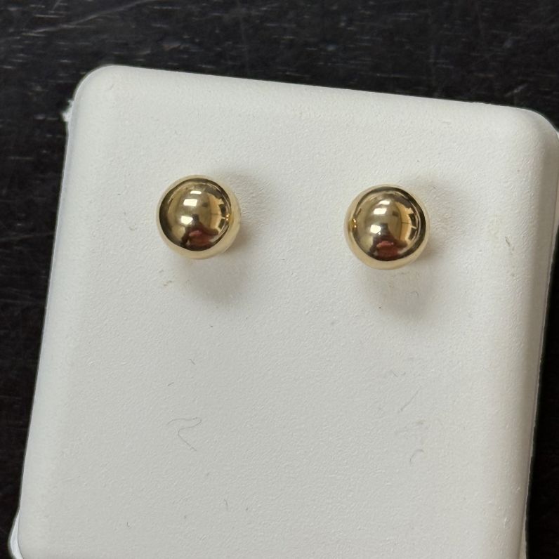 10K YG BALL STUDS