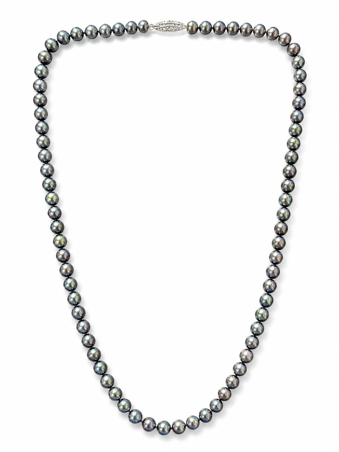 925 COLOR CULTURED PEARL NECKLACE
