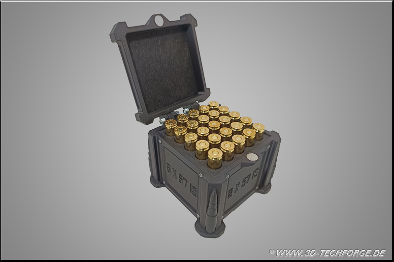 Premium Präzisions-Munitionsbox, AmmoBox  –8 X 57 IS