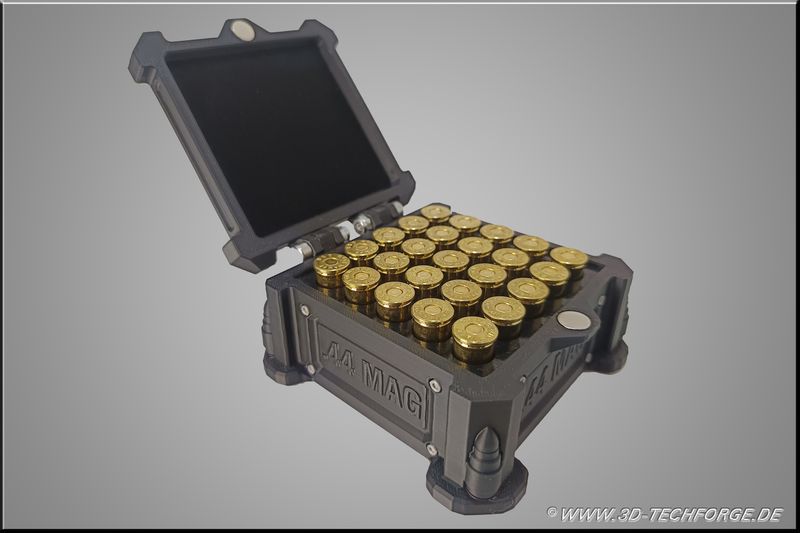 Premium Präzisions-Munitionsbox, AmmoBox  –.44 Magnum