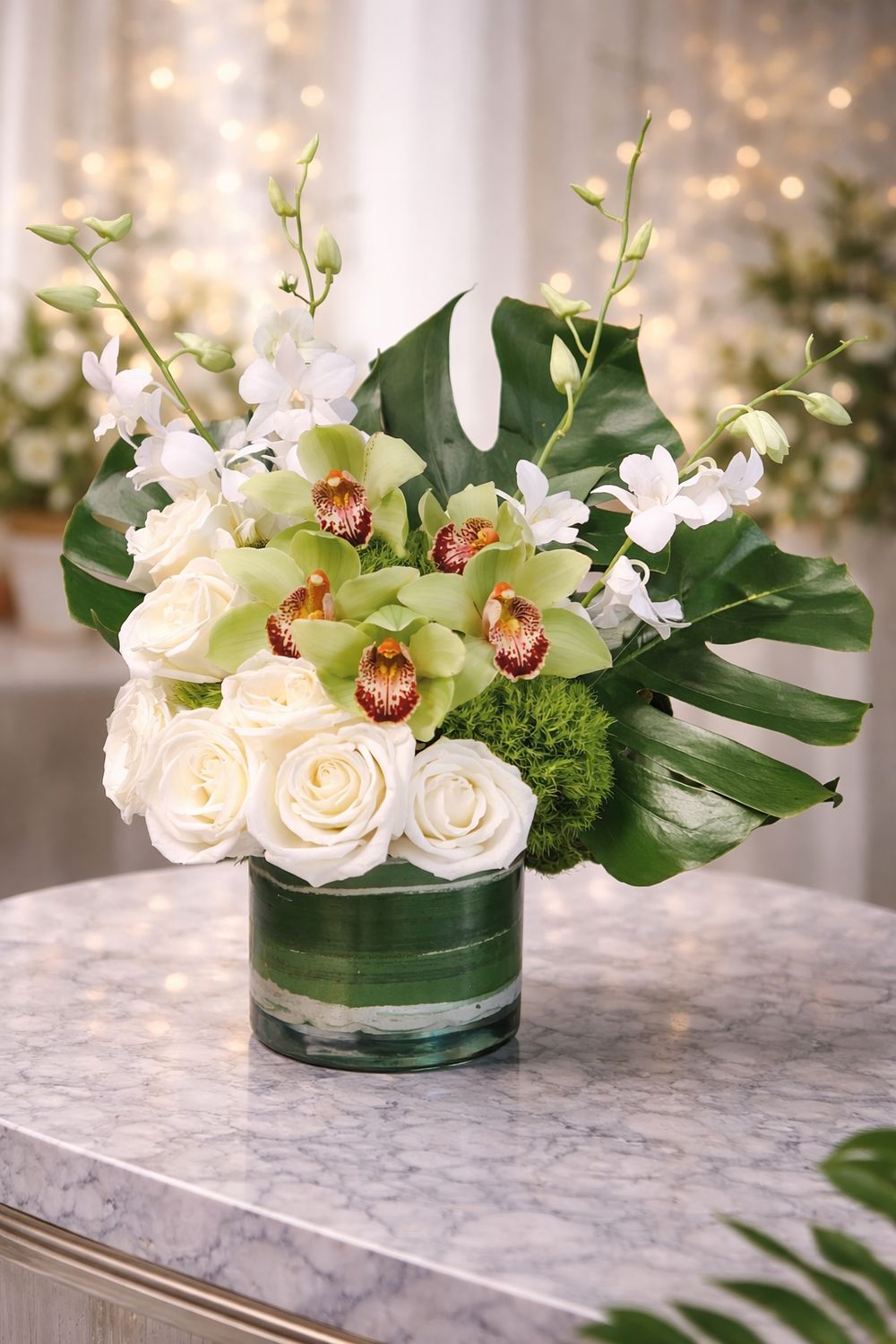 Ivory Orchid Elegance