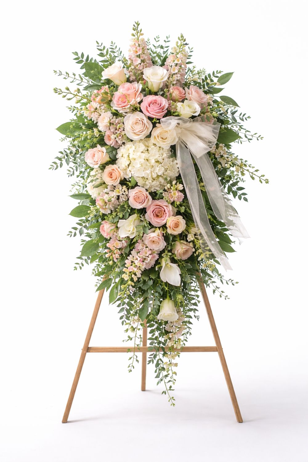Blush Serenity Remembrance Wreath