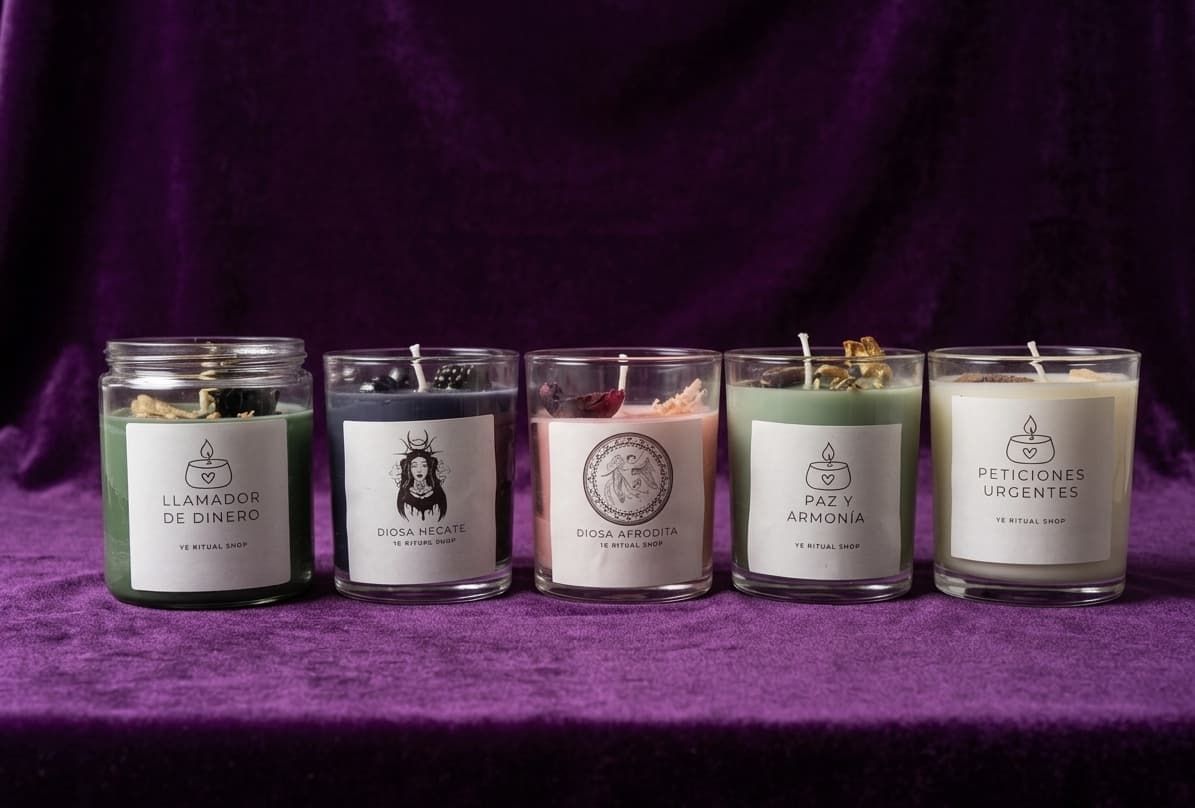 Velas intencionadas y potenciadas