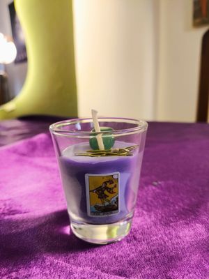 Vela Aromática Potenciada con Arcano + Cuarzo