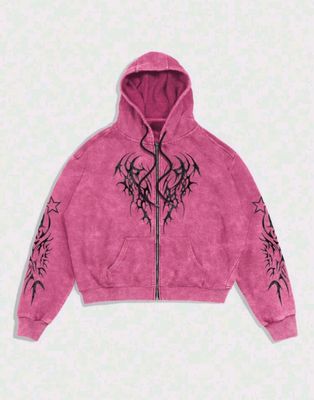 Canguro con diseño gótico - Color Rosa