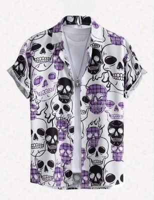Camisa con diseño gótico