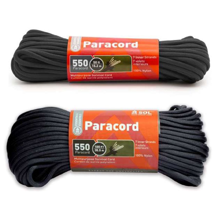 SOL 550 Paracord 傘繩 50ft /100ft | 7條線芯 SOL 550 Paracord 傘繩 50ft /100ft | 7條線芯