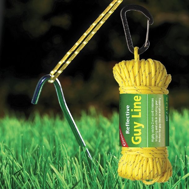 COGHLAN'S Reflective Guy Line 反光營繩 2mm粗 | 15.2米長 附鉤環
