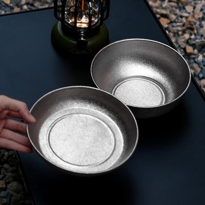 SilverAnt Titanium Camping Plate 純鈦露營碟 | 鈦晶鈦碗 Titanium Bowl