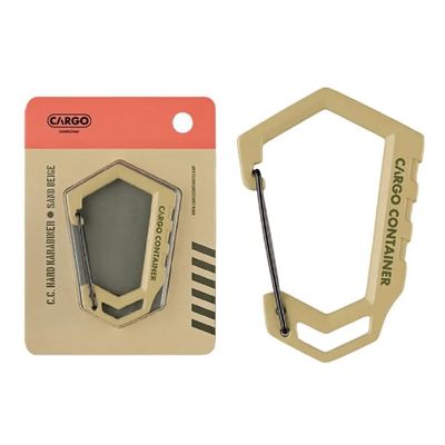 CARGO Container Hard Karabiner D (Sand Beige) (L) 工業風D形登山扣 | 韓國品牌 | Camping 露營