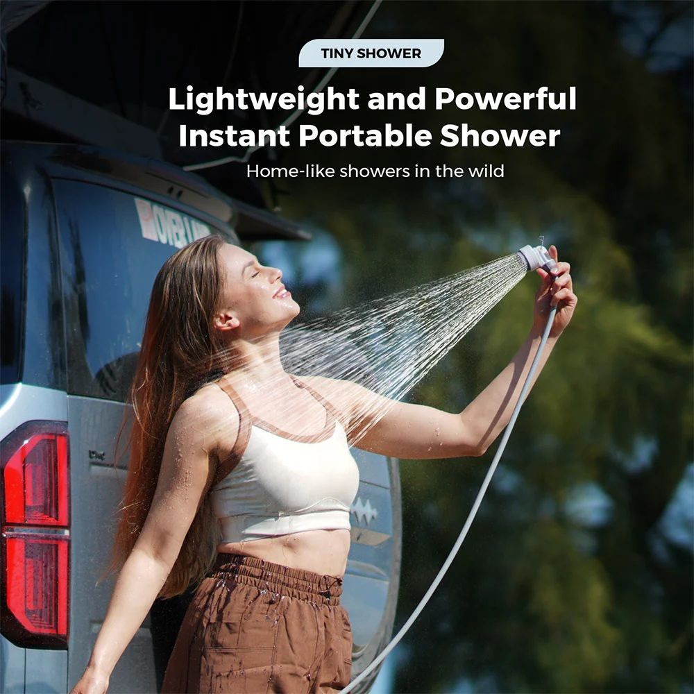 FLEXTAIL Tiny Shower | 世界最細件戶外電花灑 World's Smallest Instant Portable Shower