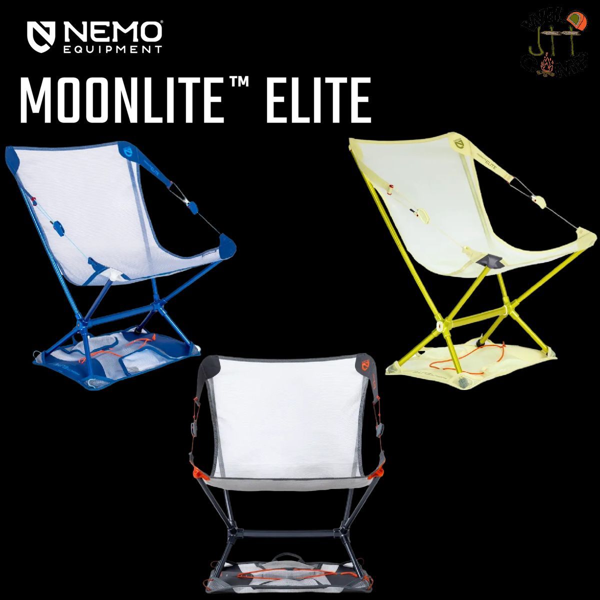 NEMO Moonlite Elite Reclining Camp Chair 超輕露營摺疊椅｜背包客首選