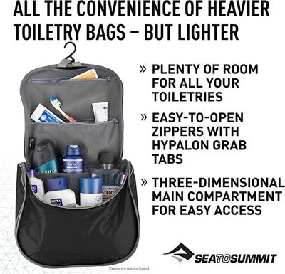 Sea To Summit TravellingLight Hanging Toiletry Bag 輕量懸掛盥洗包 | 梳洗用品收納袋