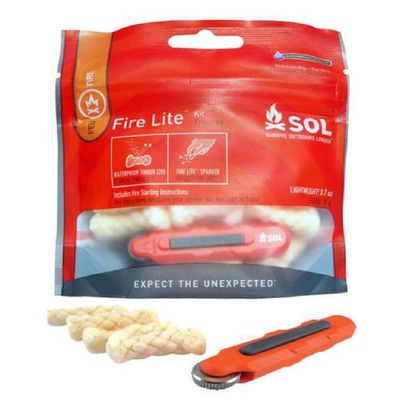 SOL Fire Lite Kit 野外打火器連防水助燃套裝 | 野外生火工具 SOL Fire Lite Kit 野外打火器連防水助燃套裝 | 野外生火工具
