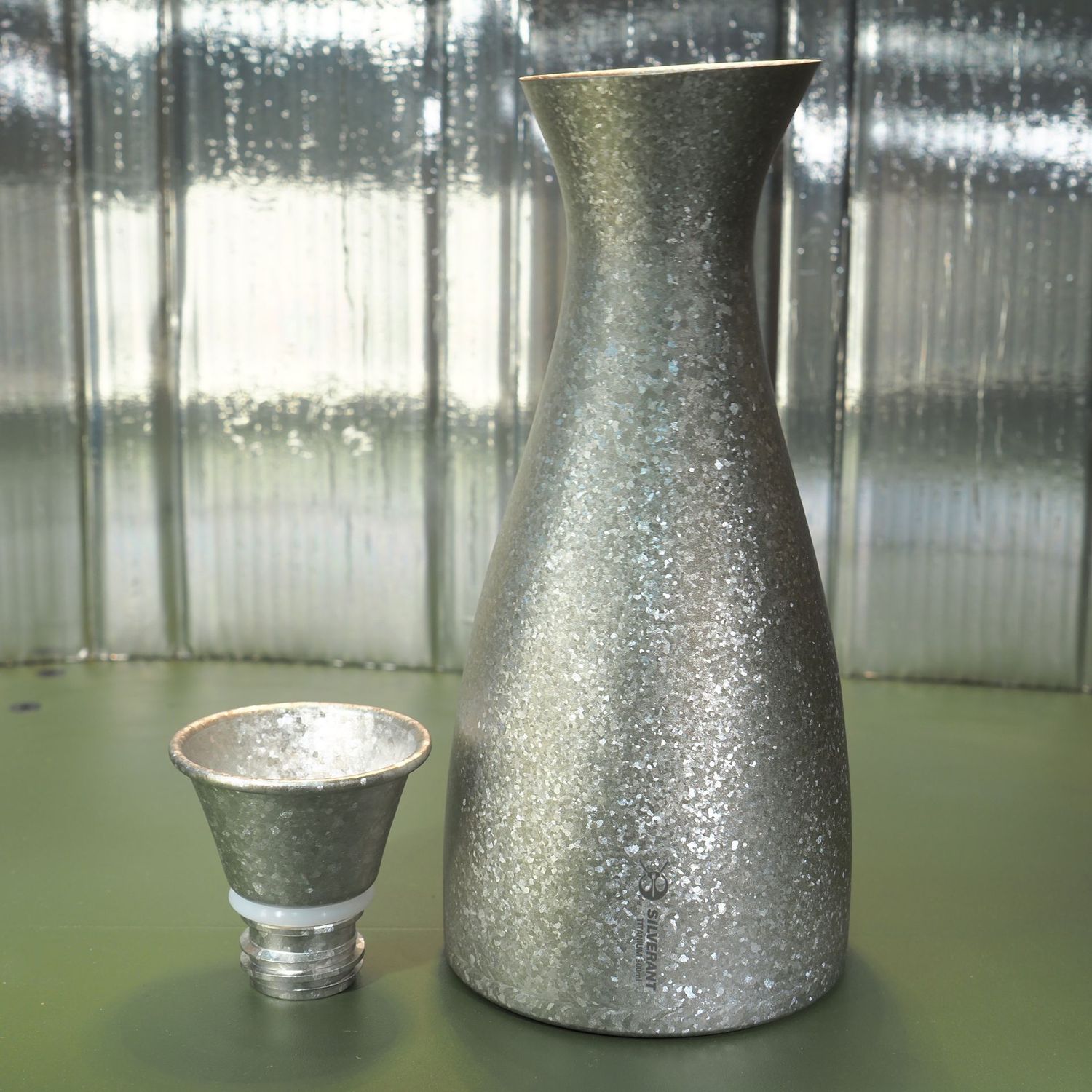 SilverAnt 純鈦 日式清酒壺 300ml (鈦晶) Titanium Japanese Sake Kettle | 醇香抗菌
