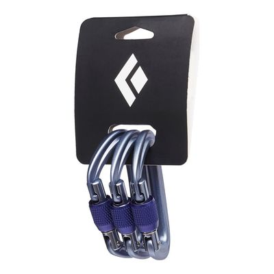 Black Diamond Liteforge Screwgate Carabiner 3 Pack 金屬安全扣3個裝 Black Diamond Liteforge Screwgate Carabiner 3 Pack 金屬安全扣3個裝