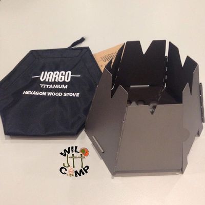 VARGO Titanium Hexagon Wood Stove 釱金屬摺疊柴火爐 VARGO Titanium Hexagon Wood Stove 釱金屬摺疊柴火爐
