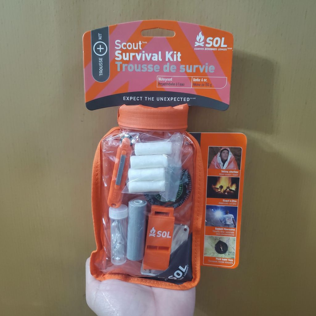 SOL Scout 野外求生包 (食物(釣魚工具)、庇護、生火和信號) | 殘存裝備 SOL Scout 野外求生包 (食物(釣魚工具)、庇護、生火和信號) | 殘存裝備