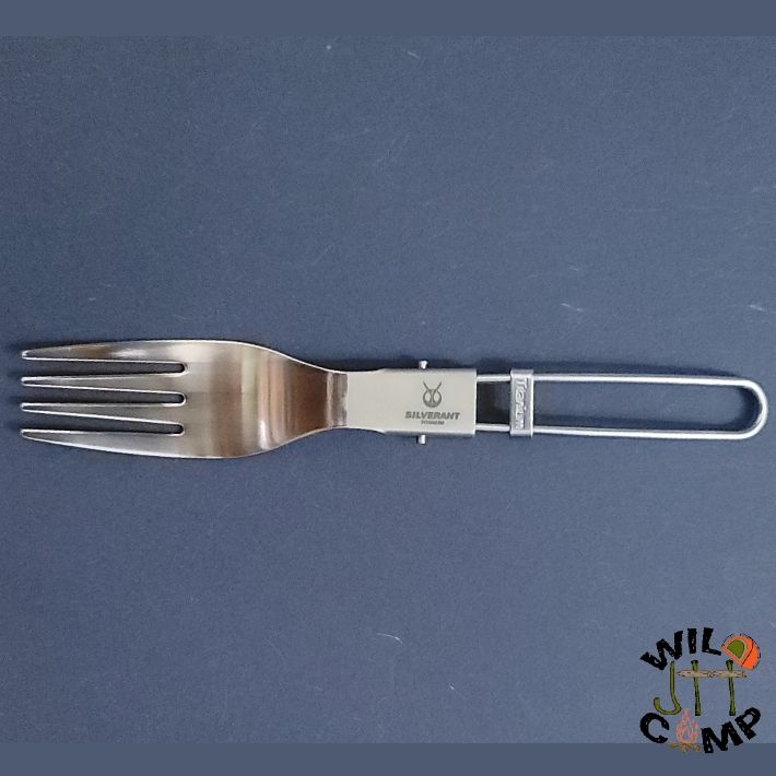 SilverAnt 純鈦便攜折疊叉匙 | 健康環保 | 戶外聚餐