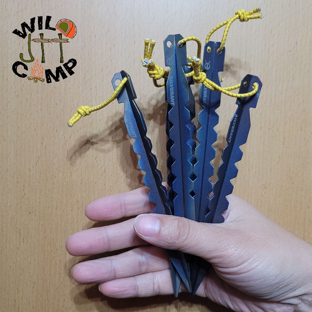 SilverAnt 純鈦營釘 6支裝 Titanium Tent Stake 6pcs SilverAnt 純鈦營釘 6支裝 Titanium Tent Stake 6pcs