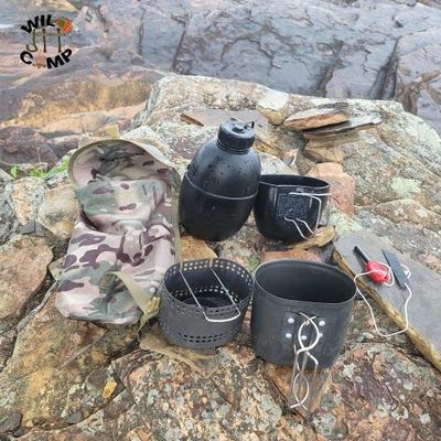 BCB Bushcraft Crusader Cooking System Mk2 without Lid (6 Piece Set) 十字軍烹飪系統6件套 | 野營 camping