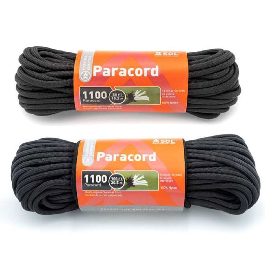 SOL 1100 Paracord 傘繩 50ft /100ft | 14條線芯 SOL 1100 Paracord 傘繩 50ft /100ft | 14條線芯
