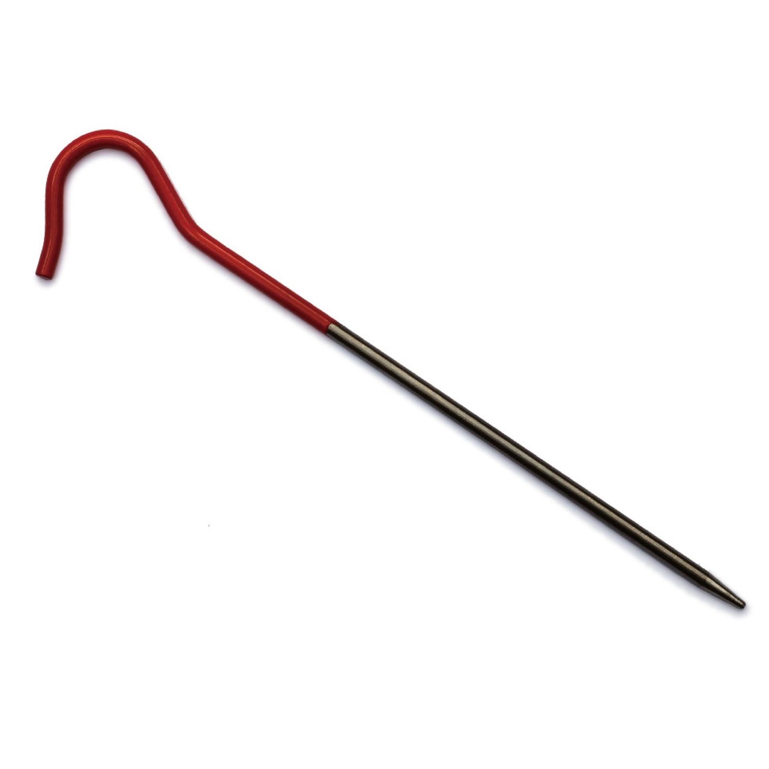 VARGO Titanium Tent Shepherd's Hook Stake- OH 6pcs Set 鈦金屬營釘(橙紅頭)6支 | 超輕 | 背包客裝備 VARGO Titanium Tent Shepherd's Hook Stake- OH 6pcs Set 鈦金屬營釘(橙紅頭)6支 | 超輕 | 背包客裝備