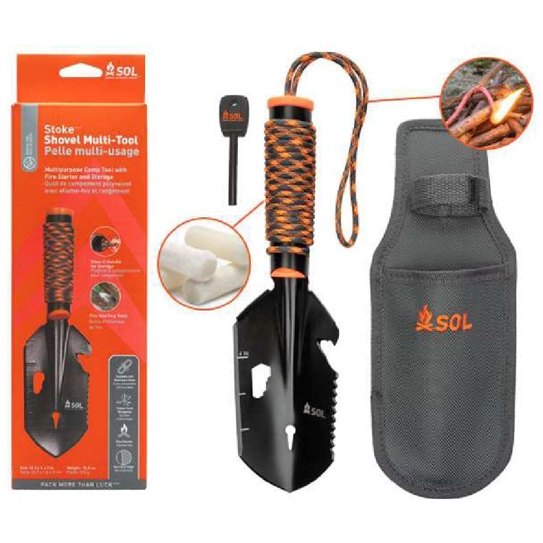 SOL Stoke Shovel with Fire Starter 420 不銹鋼多用途鏟