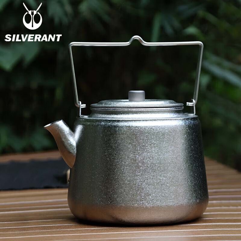 SilverAnt 鈦晶復古壺 Titanium Crystallized Vintage Kettle 900ml / 1500ml | 明火燒水 | 煮茶 | 水煲 SilverAnt 鈦晶復古壺 Titanium Crystallized Vintage Kettle 900ml / 1500ml | 明火燒水 | 煮茶 | 水煲