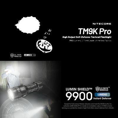 NITECORE TM9K Pro 9900流明 510米 Type-C UHi LED電筒