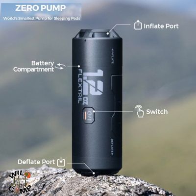 FLEXTAILGEAR ZERO PUMP 2.5kPa for Sleeping Pads 超迷你睡墊氣泵 29g