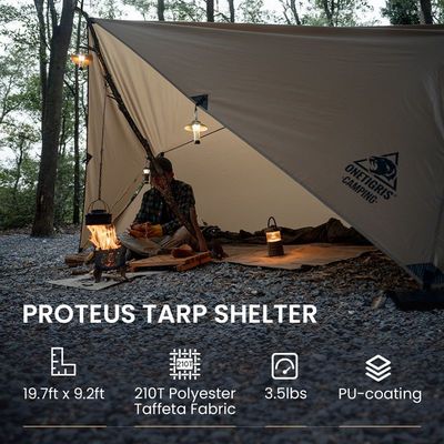 oneTigris PROTEUS Rain Fly Camping Tarp 天幕｜吊床/行山庇護所
