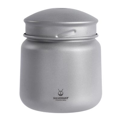 SilverAnt 密封儲存罐 280ml Ultralight Leakproof Titanium Container 茶葉罐
