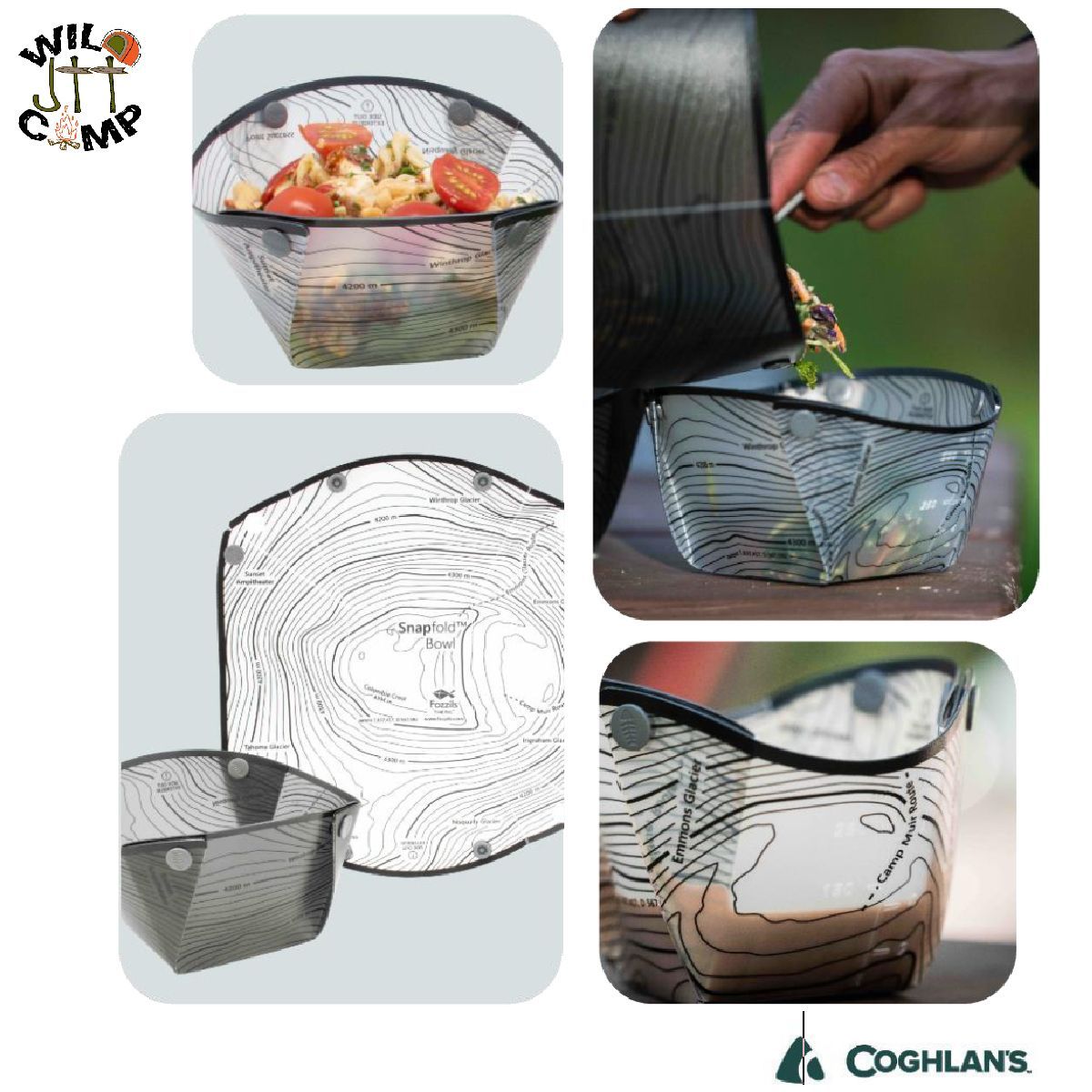 COGHLAN'S Snapfold™ Bowls 折疊碗套裝 2pcs-set|輕量易清洗|露營與日常便當 COGHLAN'S Snapfold™ Bowls 折疊碗套裝 2pcs-set|輕量易清洗|露營與日常便當