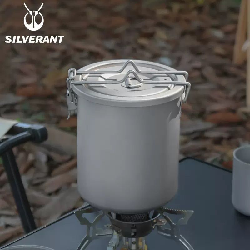 SilverAnt 純鈦戶外煮飯神器 | 一體微壓鍋 | 登山露營 | 便攜