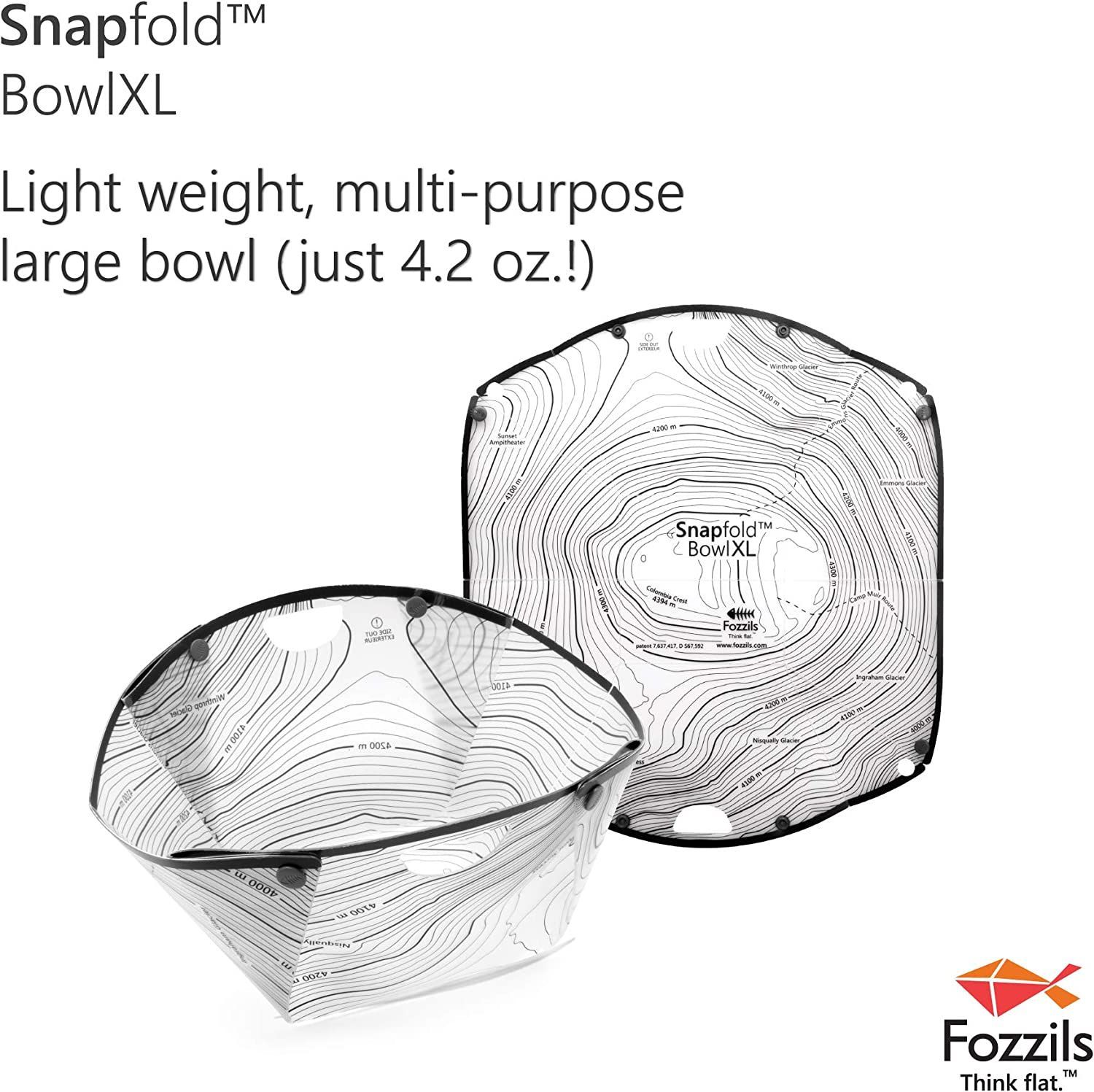 Fozzils Snapfold™ Bowl XL 折疊大碗-Mist 噴霧